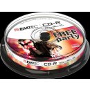 Médium na napaľovanie Emtec CD-R 700MB 52x, 10ks