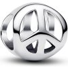 Pandora Strieborná mini korálka Symbol mieru Moments 794512C00