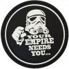 WARAGOD Your empire needs you PVC nášivka, čierna