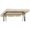 Strieška na záhradnú hojdačku Ferocity 230 x 120 cm béžová