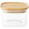 Dóza na potraviny PKV-042 500 ml, sklo/bambus, Pebbly