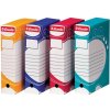 Esselte archívny box bielo červený 80 mm