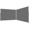 Luaro KX2865 Bočná terasová markíza v kazete 180 x 620 cm, sivá