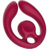 Snail vibe - gizi duo couples stimulator remote control burgundy