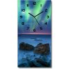 Nástenné sklenené hodiny Polárna žiara 30x60 cm