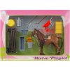 Kids Globe Horses kôň stojaci s doplnkami