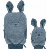 BIBS Kangaroo rukavice na kúpanie z BIO bavlny,Petrol