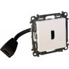 HDMI zásuvka LEGRAND VALENA LIFE 753175 biela HDMI 1,4 predkonektorovaná