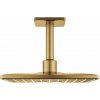 Grohe Rainshower SmartActive Cube - Hlavová sprcha 310, sprchové rameno 142 mm, 2 prúdy, kefovaný Cool Sunrise 26481GN0