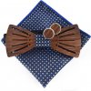 Drevený motýlik - Elegantný s prierezmi