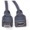 PremiumCord Kabel prodlužovací micro USB 2.0 male-female, černý 3m (ku2me3f)