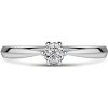 Minerva | Zásnubný prsteň so stredovým diamantom 0.145 ct, biele zlato 47