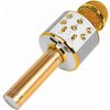 BEZDRÔTOVÝ MIKROFÓN KARAOKE BLUETOOTH, OKRÚHLY