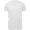 B&C Tričko Inspire V T s výstřihem do V, krátký rukáv, pánské COT01TM4400103-white L Bílá