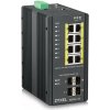 Zyxel RGS200-12P, 12 Port managed PoE Switch, 240 Watt PoE, DIN Rail, IP30, 12-58V DC