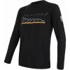 Pánske tričko dl.rukáv SENSOR MERINO AIR RJ čierna L