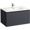 Laufen Pro S - Skrinka s umývadlom, 80x50 cm, grafit H8609644801041