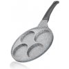 Lívanečník BANQUET Panvica na 4 lievance GRANITE Grey 26 cm (A25901)