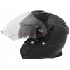 OTVORENÁ MOTOCYKLOVÁ PRILBA S MIXOM NA SKÚTER XL ČIERNA MATNÁ S HOMOLOGÁCIOU