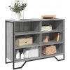 vidaXL Komoda sivá sonoma 101x35,5x74,5 cm kompozitné drevo
