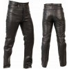 Pánske kožené nohavice L & J JEANS na motocykel čierne L