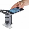 Mikroskop Carson MicroFlip™ 100x-250x LED+UV Smartphone Digiscoping Clip