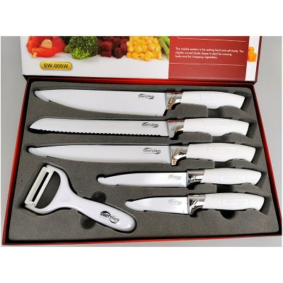 SWITZNER SW-005W 6 dielna sada kuchynských nožov biela od 14,98 € -  Heureka.sk