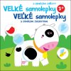 Veľké samolepky s domácimi zvieratami Krava