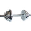 Kubisport Nakládací jednoruční činka 7 kg chromová 25 mm