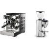 Rocket Espresso Appartamento TCA, black + Rocket Espresso SUPER FAUSTO, chrome