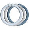 BIBS Loops krúžky 12ks - Baby Blue / Cloud / Petrol