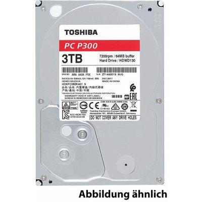 Toshiba Desktop PC P300 3TB, HDWD130UZSVA