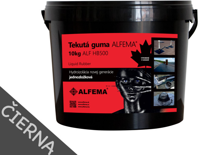 Tekutá guma ALFEMA HB500 čierna 10 kg (DOPRAVA ZDARMA! NOVÉ BALENIE, PÔVODNÁ RECEPTÚRA!)