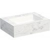Kompaktná doska pod umývadlo s umývadlom Intedoor TRENTA Compact svetlý mramor x 60 cm až 160 cm x 50 cm S výrezom