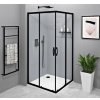Gelco Sigma Simply Sprchový kút 80x80 cm, čierna/čiré sklo GS2180BGS2180B