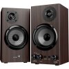 Genius SP-HF520BT, Reproduktory, 2.0, 20W, Bluetooth, 3,5mm jack, drevené, tmavo hnedé