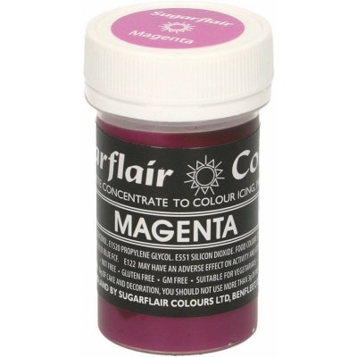 Sugarflair Pastelová gélová farba Magenta 25 g