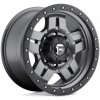 FUEL Fuel D558 Anza 10x20 5x127 ET-18 Matte Gun Metal Black Bead Ring 78.1