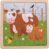 Bigjigs Toys puzzle - Kravička s telátkem