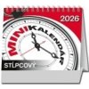 Kalendár 2026 MINI PRACOVNÝ, stolový, týždenný, stĺpcový, 29 listov, 138 x 115mm