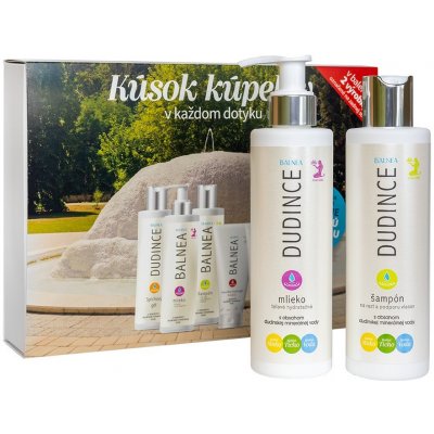 Balnea Dudince - Darčeková kazeta Telové hydratačné mlieko & Šampón na rast a podporu vlasov