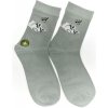 Dámske sivé ponožky CAT