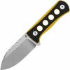 QSP Knife Canary 14C28N , G10, Black/Yellow QS141-A1