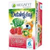 MEGAFYT Detský čaj BIO MALINA A JAHÔDKA ovocný čaj (od ukončeného 6. mesiaca) 20x1,75 g (35 g)
