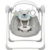 MoMi hojdacie ležadlo s melódiami Liss Bear tyrkysová