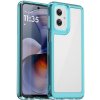 Ochranný kryt Colorful Acrylic case transparentno-modrý – Motorola Moto G55 5G