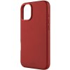 Kryt na mobil FIXED MagLeather s podporou MagSafe pre Apple iPhone 16 Plus červený (FIXLM-1401-RD)