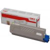 OKI 44315305 (C610), žltá (yellow), originál toner