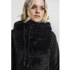 Women's Long Teddy Hoody Black čierna XL Urban Classics 4053838210208