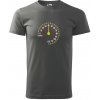 Tachometer cíti sa - 40 rokov - Klasické pánske tričko vyššej gramáže - 4XL ( Tmavá bridlica (sivá so zeleným nádychom) )